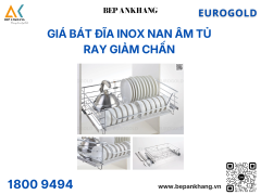 Giá xoong nồi inox nan âm tủ gắn cánh EG6180